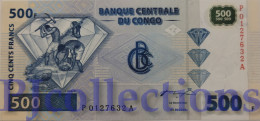 CONGO DEMOCRATIC REPUBLIC 500 FRANCS 2002 PICK 96 UNC - Repubblica Democratica Del Congo & Zaire