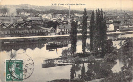 FRANCE - 60 - Creil - Quartier Des Usines - Carte Postale Ancienne - Creil