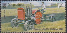 UKRAINE, 2021, MNH, MADE IN UKRAINE, TRACTORS, AGRICULTURE,1v - Agriculture