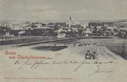 OBERHOLLABRUNN (NÖ) - Totalansicht, Verlag Maximillian Jordan Oberhollabrunn, Karte Gel.1899 ... - Hollabrunn