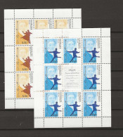 2005 MNH Denmark Mi 1403-04 Kleinbogen - Blocks & Sheetlets