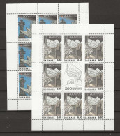 2005 MNH Denmark Mi 1530-31 Kleinbogen - Blocs-feuillets