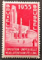 BELGIQUE / YT 387 / PALAIS VILLE DE BRUXELLES - ARCHITECTURE - MONUMENT / NEUF ** / MNH - 1935 – Bruxelles (Belgique)