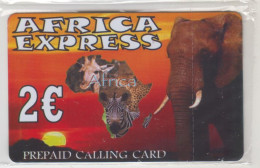 GREECE - Elephant , Africa Express, Prepaid Card 2 € , Mint - Griechenland
