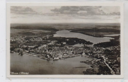 0-2060 WAREN / Müritz, Luftaufnahme, Landpoststempel - Waren (Mueritz)