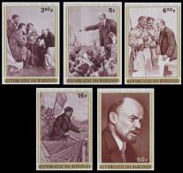 432/436**ND/OG - Centenaire De Lénine / Honderdjarig Bestaan ​​van Lenin / Lenins Hundertjähriges Bestehen - BURUNDI - Lenin