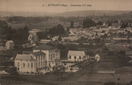 60 , Cpa  ATTICHY , 7 , Panorama (1ère Vue) (0752) - Attichy