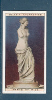 Chromo Greece Venus De Milo  67 X 36 Mm TB WILLS'S Cigarettes - Wills