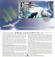 SUD AFRICA 2007 INTERNATIONAL POLAR AND HELIOPHISICAL YEAR FAUNA CON ANNULLO SPECIALE FDC - Usados