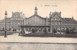 FRANCE - 62 - ARRAS - La Gare - Carte Postale Ancienne - Arras