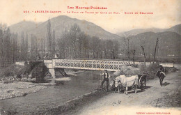 FRANCE - 65 - ARGELES GAZOST - Le Pont De Tillos Et Gave De Pau - Route De Beaucene - Carte Postale Ancienne - Argeles Gazost