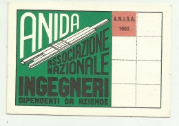 TESSERA ANIDA INGEGNERI 1965 - Tessere Associative