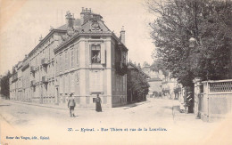 FRANCE - 88 - EPINAL - Rue Thiers Et Rue De La Louvière - Edit Bazar Des Vosges - Carte Postale Ancienne - Epinal