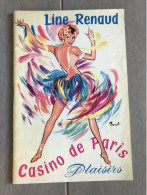 Programma Casino De Paris - Line Renaud - 1960 - Programmes