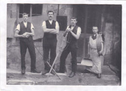 CP  14,7 X 10,5  -  Armand Deriaz  -  Les Fromagers, Baulmes, 1910 - Baulmes