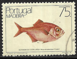 Portugal – 1986 Madeira Fish 75. Used Stamp - Oblitérés