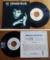 RARE French EP 45t RPM BIEM (7") MOULOUDJI «Le Déserteur» (1965) - Ediciones De Colección