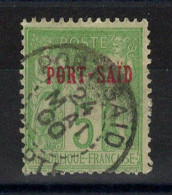 Port Said - YV 5 Oblitere , Type I , Cote 5 Euros - Usati