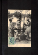 Madagascar 1906  Interesting Postcard With NOSSI-BE Postmark - Lettres & Documents