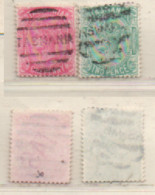 Australien Tasmanien 1878 MiNr.: 30; 31 Gestempelt Used; Australia Tasmania Used Scott: 60; 61 YT: 35; 36  Sg: 156a; 157 - Used Stamps