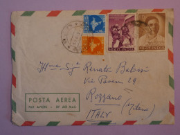 AD20 INDIA  BELLE LETTRE 1965    A  ROZZANO ITALIA  +POSTA AERA  + AFFR. PLAISANT+++ - Covers & Documents