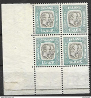 1907 Iceland Officials Stamp Mint Never Hinged ** 32euros++ - Dienstmarken