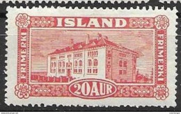 1925 Iceland Mint Very Low Hinge Trace (under Microscope) Quasi Mnh ** (100 Euros) - Neufs