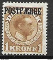 Denmark Mint Hinge Trace *  250 Euros 1919 - Postpaketten