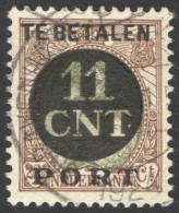 Nederland 1924 Postpakket-verrekenzegel 1A Gestempeld/used Tanding/Perforation 12 1/2 - Sonstige & Ohne Zuordnung