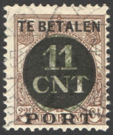 Nederland 1924 Postpakket-verrekenzegel 1A Gestempeld/used Tanding/Perforation 12 1/2 - Andere & Zonder Classificatie