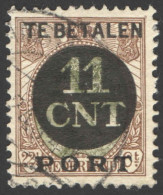 Nederland 1924 Postpakket-verrekenzegel 1A Gestempeld/used Tanding/Perforation 12 1/2 - Autres & Non Classés
