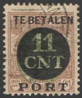 Nederland 1924 Postpakket-verrekenzegel 1A Gestempeld/used Tanding/Perforation 12 1/2 - Altri & Non Classificati