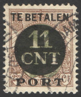 Nederland 1924 Postpakket-verrekenzegel 1A Gestempeld/used Tanding/Perforation 12 1/2 - Autres & Non Classés