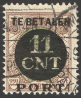 Nederland 1924 Postpakket-verrekenzegel 1A Gestempeld/used Tanding/Perforation 12 1/2 - Andere & Zonder Classificatie