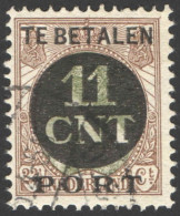 Nederland 1924 Postpakket-verrekenzegel 1A Gestempeld/used Tanding/Perforation 12 1/2 - Autres & Non Classés