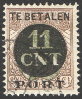 Nederland 1924 Postpakket-verrekenzegel 1A Gestempeld/used Tanding/Perforation 12 1/2 - Andere & Zonder Classificatie
