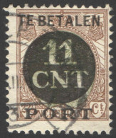 Nederland 1924 Postpakket-verrekenzegel 1A Gestempeld/used Tanding/Perforation 12 1/2 - Altri & Non Classificati