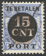 Nederland 1924 Postpakket-verrekenzegel 2A Gestempeld/used Tanding/Perforation 12 1/2 - Sonstige & Ohne Zuordnung