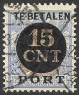 Nederland 1924 Postpakket-verrekenzegel 2A Gestempeld/used Tanding/Perforation 12 1/2 - Other & Unclassified