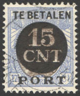 Nederland 1924 Postpakket-verrekenzegel 2A Gestempeld/used Tanding/Perforation 12 1/2 - Sonstige & Ohne Zuordnung