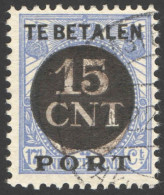 Nederland 1924 Postpakket-verrekenzegel 2A Gestempeld/used Tanding/Perforation 12 1/2 - Altri & Non Classificati