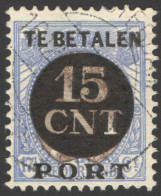 Nederland 1924 Postpakket-verrekenzegel 2A Gestempeld/used Tanding/Perforation 12 1/2 - Autres & Non Classés