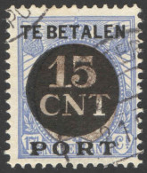 Nederland 1924 Postpakket-verrekenzegel 2A Gestempeld/used Tanding/Perforation 12 1/2 - Sonstige & Ohne Zuordnung