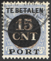 Nederland 1924 Postpakket-verrekenzegel 2A Gestempeld/used Tanding/Perforation 12 1/2 - Other & Unclassified