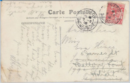 58182  -  MONACO  - POSTAL HISTORY: POSTCARD To TASMANIA!   1908 - Brieven En Documenten