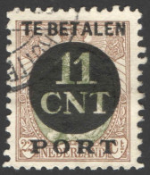 Nederland 1924 Postpakket-verrekenzegel 1B Gestempeld/used Tanding/Perforation 11 1/2 X 11 - Altri & Non Classificati