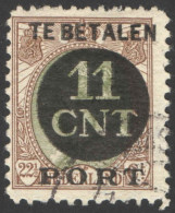 Nederland 1924 Postpakket-verrekenzegel 1B Gestempeld/used Tanding/Perforation 11 1/2 X 11 - Autres & Non Classés