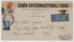 TURKEY,TURKEI,TURQUIE ,IZMIR,IZMIR ENTERNASYONEL FUARI ,1943 ,COVER - Covers & Documents
