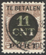 Nederland 1924 Postpakket-verrekenzegel 1B Gestempeld/used Tanding/Perforation 11 1/2 X 11 - Altri & Non Classificati
