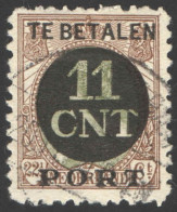 Nederland 1924 Postpakket-verrekenzegel 1B Gestempeld/used Tanding/Perforation 11 1/2 X 11 - Altri & Non Classificati